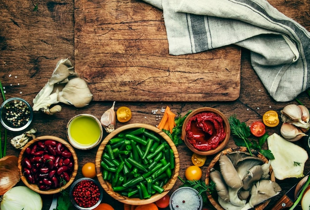 Składniki na blacie